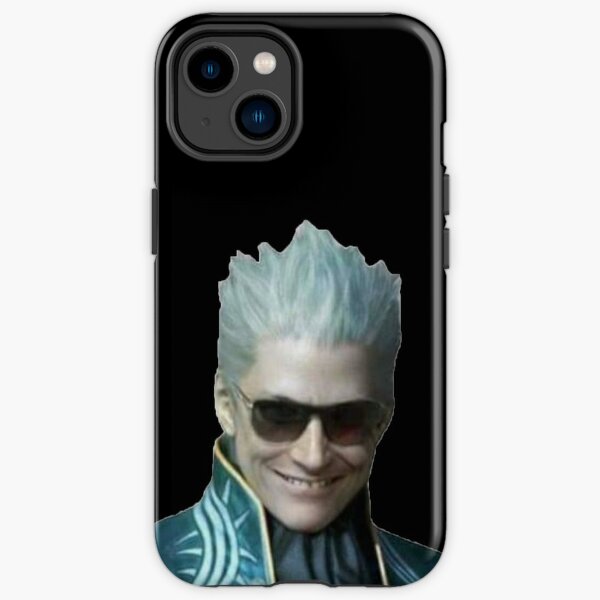 Vergil Devil May Cry funny face meme iPhone Tough Case RB2112 product Offical devil may cry Merch