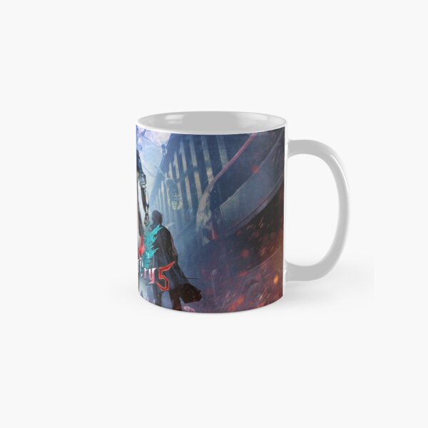 Devil May Cry 5 Poster 2 - Nero, Dante, V Classic Mug RB2112 product Offical devil may cry Merch