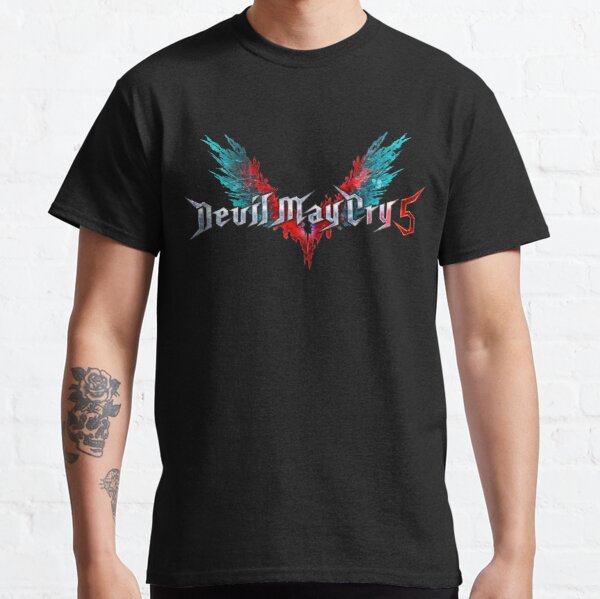 Devil May Cry 5 Logo Back Classic T-Shirt RB2112 product Offical devil may cry Merch