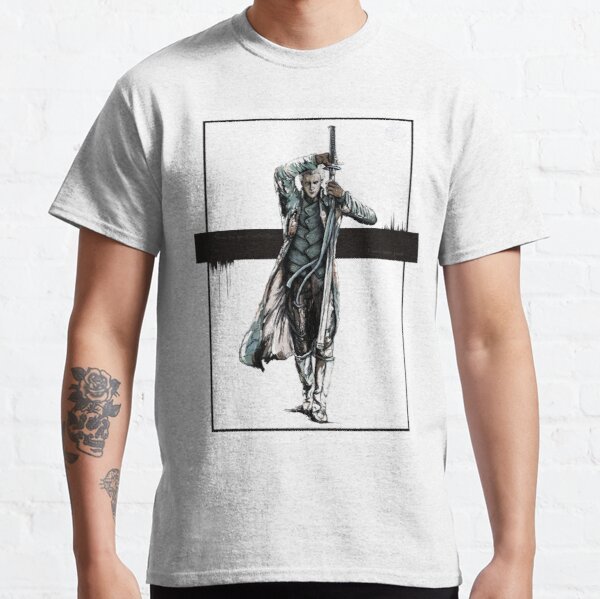 Devil May Cry 5 - Vergil Painting Classic T-Shirt RB2112 product Offical devil may cry Merch