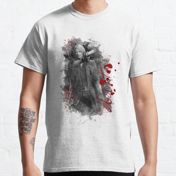 Dante Devil May Cry 5 - Ink Style 2 Red Classic T-Shirt RB2112 product Offical devil may cry Merch