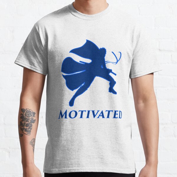 Vergil Motivated Blue Shirt - Devil May Cry Classic T-Shirt RB2112 product Offical devil may cry Merch