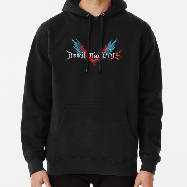 Devil May Cry 5 Logo Back Pullover Hoodie RB2112 product Offical devil may cry Merch