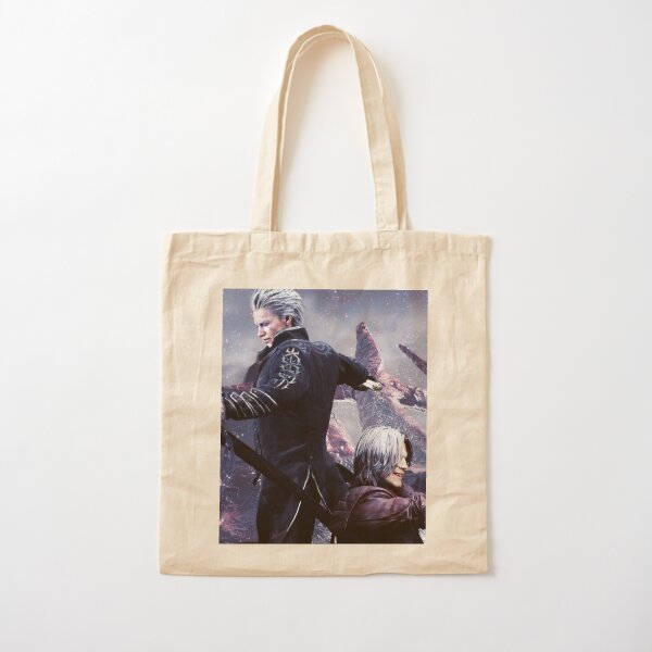 Devil May Cry 5 Brothers Cotton Tote Bag RB2112 product Offical devil may cry Merch