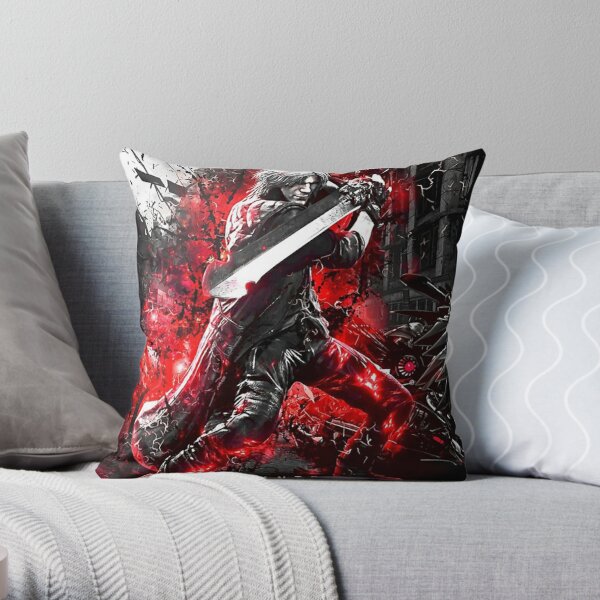 Devil May Cry dante Throw Pillow RB2112 product Offical devil may cry Merch