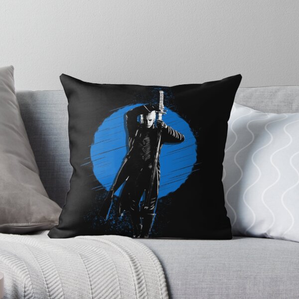 Vergil - Devil May Cry Throw Pillow RB2112 product Offical devil may cry Merch