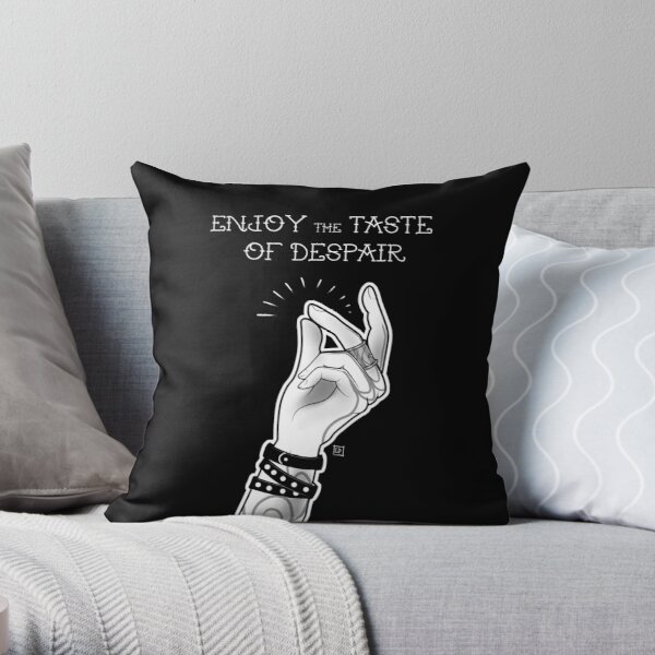 Enjoy the taste of despair - Devil May Cry 5 Throw Pillow RB2112 product Offical devil may cry Merch