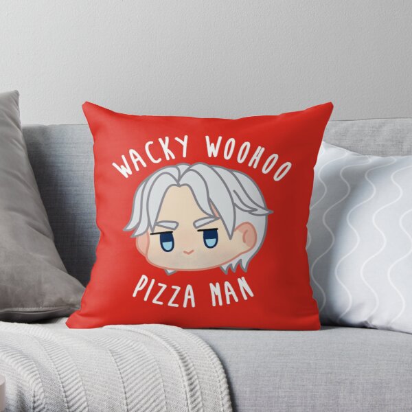 Devil May Cry - Dante ( Wacky woohoo pizza man ) Throw Pillow RB2112 product Offical devil may cry Merch