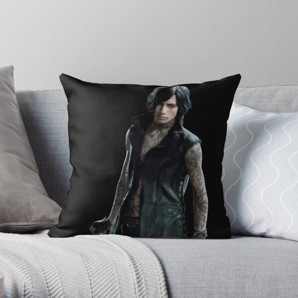 Devil May Cry 5 - V Throw Pillow RB2112 product Offical devil may cry Merch