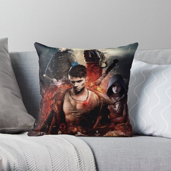 DmC Devil May Cry Ultimate Poster Throw Pillow RB2112 product Offical devil may cry Merch