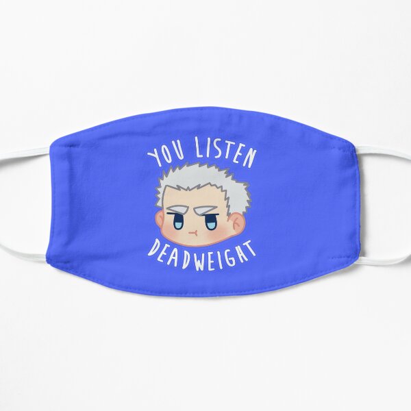 Devil May Cry - Nero ( YOU LISTEN, DEADWEIGHT ) Flat Mask RB2112 product Offical devil may cry Merch