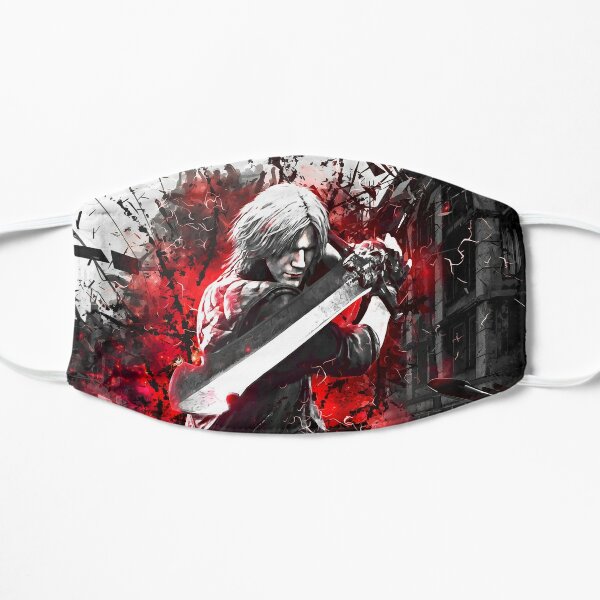 Devil May Cry 5 Dante Flat Mask RB2112 product Offical devil may cry Merch